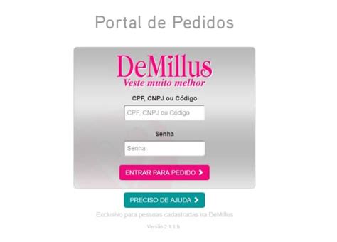 pedido de millus|Portal de Pedidos